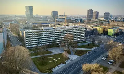 Blick über Berlin Friedrichshain