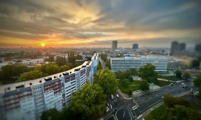 Blick über Berlin Friedrichshain