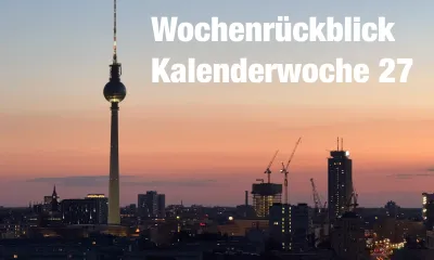 Der Berliner Fernsehturm und die wachsende Skyline am Alexanderplatz