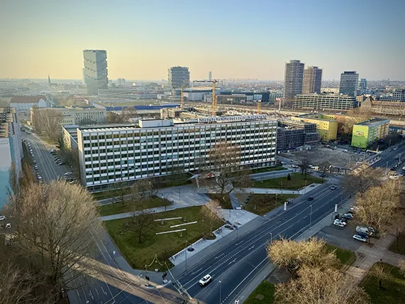 Blick über Berlin Friedrichshain